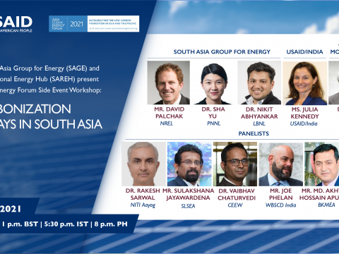 ACEF 2021 Session- Decarbonization Pathways in South Asia