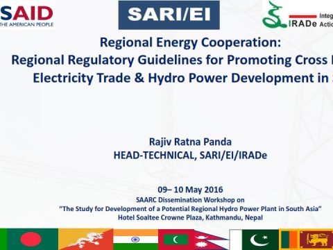 South Asian Power Sector and Cross Border Electricity Trade
