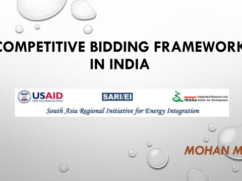 Competitive Bidding Framework in India