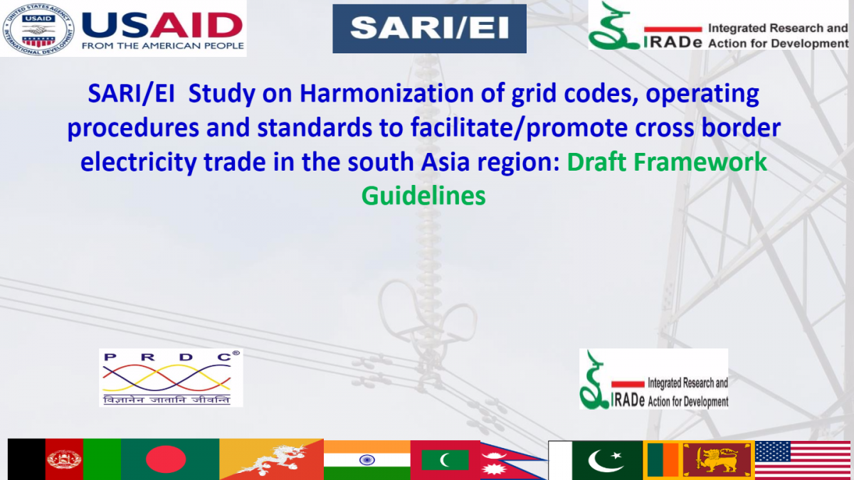 Harmonization of Grid Codes Draft Final Report