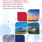 Paper on Risk Mapping and Impact Assessment of COVID-19 on South Asian Power Sector (SAPS)