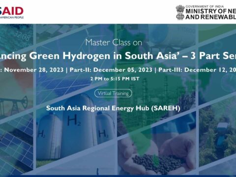 Master Class on ‘Financing Green Hydrogen in South Asia