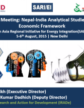 Initial/Draft findings of the Nepal-India Analytical Studies in Mcro Economic Framework: