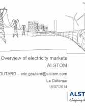 Overview of electricity markets