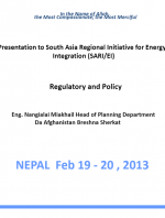 Afghanistan -IRADe_USAID SARIEI CBET Regulatory Workshop 2