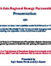 SWG Meeting-Cross Border Electricity Trade, Regional Energy Cooperation and Emerging  Outlook for South Asia-Rajiv Ratna Panda