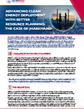 Advancing Clean Energy Deployment with Better Resource Planning: The Case of Jharkhand