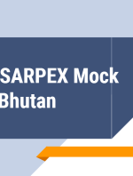Presentation SARPEX (Bhutan)