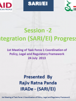 SARI/EI Progress Mr. Rajiv Ratna Panda, Senior Project Manager,SARI/EI/IRADe