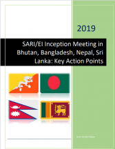 Combined Brief-SARI-EI Inception Meetings in Bhutan, Bangladesh, Nepal, Sri lanka-Key Action Points