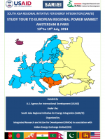 Study Tour to European Regional Power Market